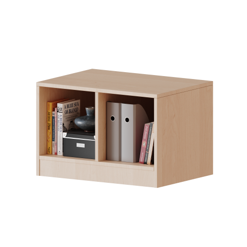 Regal, zweireihig, 1 Ordnerhöhe - evo180 Serie Breite 70,3 cm, Gesamthöhe 46 cm, mit Sockel und Mittelwand, ohne Boxen Regal, zweireihig, 1 Ordnerhöhe - evo180 Serie Breite 70,3 cm, Gesamthöhe 46 cm, mit Sockel und Mittelwand, ohne Boxen