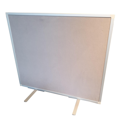 Sichtschutz als Tischaufsteller, doppelseitig mit Klettenstoffoberfläche, Coronaschutz B/H: 75x55 cm, Stoffarbe wählbar Sichtschutz als Tischaufsteller, doppelseitig mit Klettenstoffoberfläche, Coronaschutz B/H: 75x55 cm, Stoffarbe wählbar