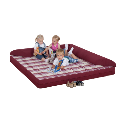 Ersatzbezug für KE5-V5 oder KE5-V7 Maße (aufgeklappt): B/H/T: 160x15x160 cm, 2 Halbrund-Rollen 30x35x160 cm