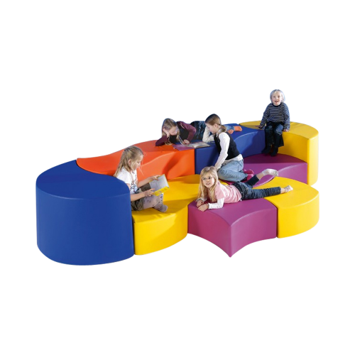 Swing-it Sit Set XXL bestehend 8 Elementen, Kunstleder