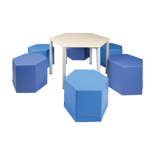 Sechseck-Tisch SIX! B/T: 120x104 cm, Höhe frei wählbar Sechseck-Tisch SIX! B/T: 120x104 cm, Höhe frei wählbar