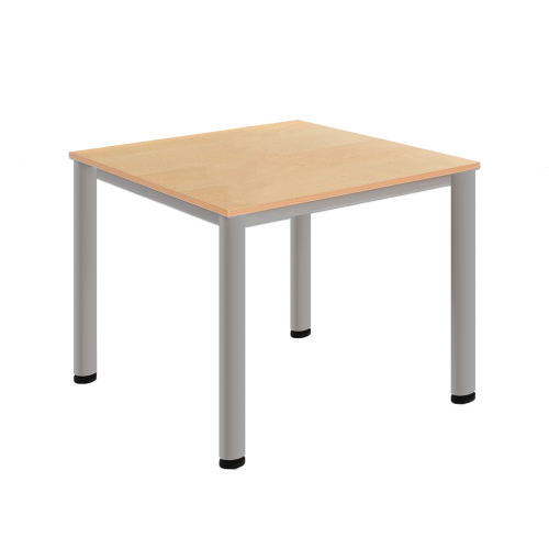 Quadrattisch, mit Quadratrohrfuß (30x30 cm) B/T: 70x70 cm, Höhe wählbar Quadrattisch, mit Quadratrohrfuß (30x30 cm) B/T: 70x70 cm, Höhe wählbar