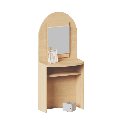 Spiel-Frisierkommode B/H/T: 67x71/140x36 cm, mit Spiegel, Arbeitshöhe 71 cm Spiel-Frisierkommode B/H/T: 67x71/140x36 cm, mit Spiegel, Arbeitshöhe 71 cm