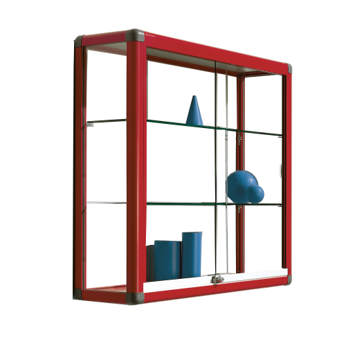 Wandvitrine V16 mit 2 verstellbaren Dickglasböden B/H/T: wählbar, 96x30 cm Wandvitrine V16 mit 2 verstellbaren Dickglasböden B/H/T: wählbar, 96x30 cm