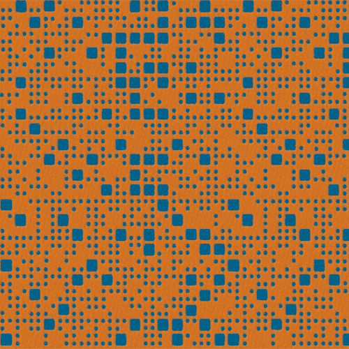 1-125 Orange gemustert