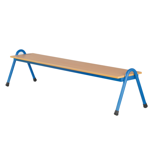 Stapelbare Bank mit melaminbeschichteter Spanplatte und ABS-Kante Breite wählbar, Höhe wählbar, Sitztiefe 30 cm