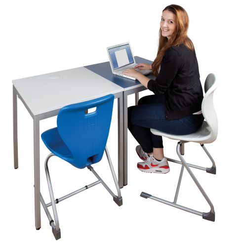 Einer-Computertisch B/T: 80x80 cm, veschiedene feste Höhen und Dekore wählbar Einer-Computertisch B/T: 80x80 cm, veschiedene feste Höhen und Dekore wählbar