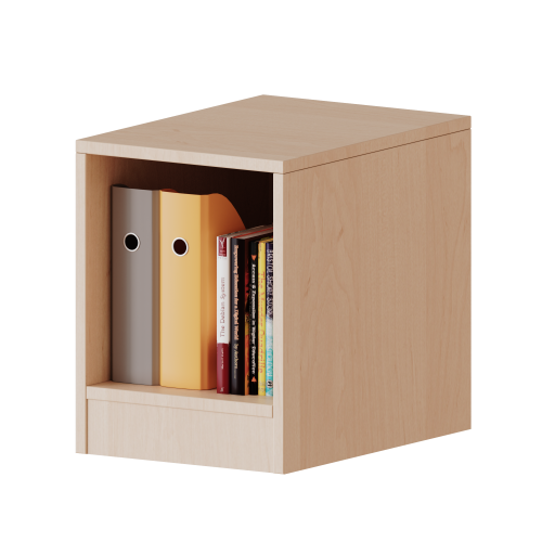 Regal, einreihig, 1 Ordnerhöhe - evo180 Serie Breite 36,1 cm, Gesamthöhe 46 cm, mit Sockel, ohne Boxen Regal, einreihig, 1 Ordnerhöhe - evo180 Serie Breite 36,1 cm, Gesamthöhe 46 cm, mit Sockel, ohne Boxen