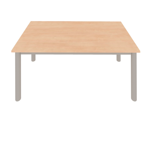 Tisch melaminharzbeschichtet mit Vierfußgestell B/T: 100x60 cm, Rechtecktisch mit Standfüssen aus Rundrohr 40 x 2mm, wählbar sind das Dekor, Gestellfarbe und Tischhöhe Tisch melaminharzbeschichtet mit Vierfußgestell B/T: 100x60 cm, Rechtecktisch mit Standfüssen aus Rundrohr 40 x 2mm, wählbar sind das Dekor, Gestellfarbe und Tischhöhe