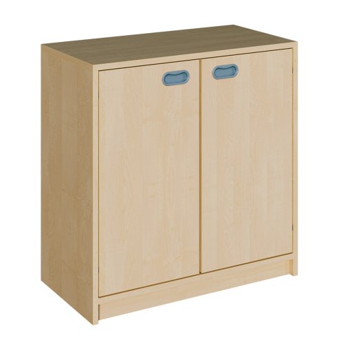 Korpus-Schrank mit 2 Türen Tiefe 40 cm, in Breite 78 ohne und Breite 102 cm mit Mittelwand sowie Höhen 40, 60 und 80 cm