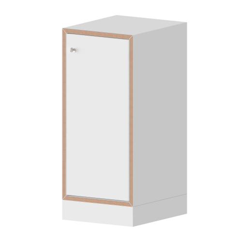qickly® Schrank, 2 Ordnerhöhen, Tür rechts mit Schloss B/H/T: 36x74,3x42,6 cm qickly® Schrank, 2 Ordnerhöhen, Tür rechts mit Schloss B/H/T: 36x74,3x42,6 cm
