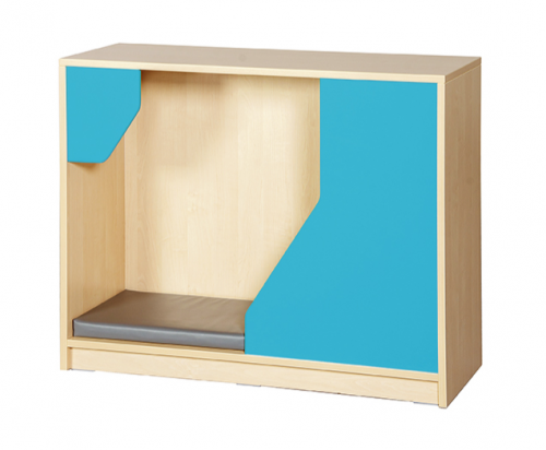 Versteckschrank in Korpusbauweise B/H/T: 102x80x40 cm, inkl. Kunstlederauflage