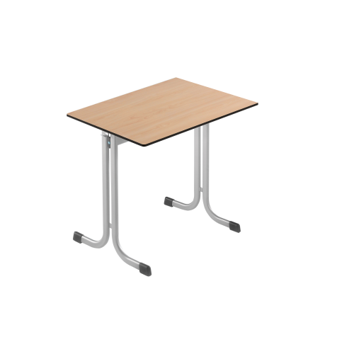 Einer-Schülertisch 70x55 cm MT50E-PU, Melaminharz- beschichtete Tischplatte mit PU-Kante Lieferbare Tischhöhen, Ral- Farben und Dekore und zusätzliche Ablage wählbar Einer-Schülertisch 70x55 cm MT50E-PU, Melaminharz- beschichtete Tischplatte mit PU-Kante Lieferbare Tischhöhen, Ral- Farben und Dekore und zusätzliche Ablage wählbar