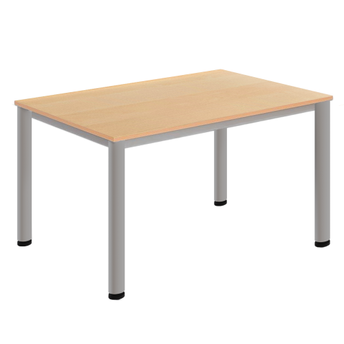 Rechtecktisch, Melaminplatte mit ABS-Kante B/T: 130x65 cm, Höhe wählbar Rechtecktisch, Melaminplatte mit ABS-Kante B/T: 130x65 cm, Höhe wählbar