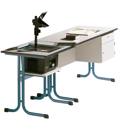 Lehrertisch, Schichtstoff, Unterbau mit Schub und Fach, mit Schloß B/H: 130x65 cm Lehrertisch, Schichtstoff, Unterbau mit Schub und Fach, mit Schloß B/H: 130x65 cm