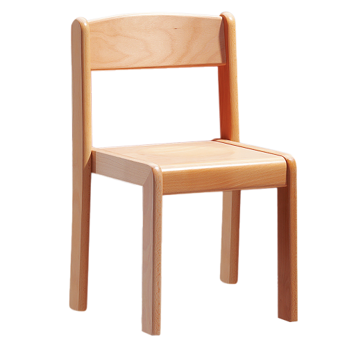 Stapelstuhl TIM mit Sitzmulde, Sitzhöhe wählbar