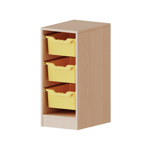 ErgoTray Regal, einreihig, 2 Ordnerhöhen - evo180 Serie Breite 36,1 cm, Gesamthöhe 82 cm, mit Sockel, 3 hohe ErgoTray Boxen ErgoTray Regal, einreihig, 2 Ordnerhöhen - evo180 Serie Breite 36,1 cm, Gesamthöhe 82 cm, mit Sockel, 3 hohe ErgoTray Boxen