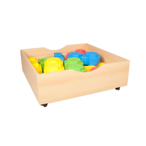 Rollkasten für Riesenpodeste B/H/T: 90x32x90 cm, für Podeste der Höhe 40 cm auf Stahlgestell, Rollkasten Rollkasten für Riesenpodeste B/H/T: 90x32x90 cm, für Podeste der Höhe 40 cm auf Stahlgestell, Rollkasten