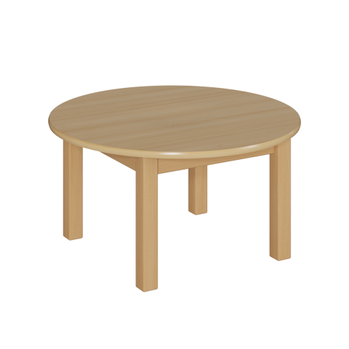 Puppentisch als Couchtisch B/H/T: 60x46x60 cm, Rundtisch Ø 60 cm mit Schichtstoffplatte Puppentisch als Couchtisch B/H/T: 60x46x60 cm, Rundtisch Ø 60 cm mit Schichtstoffplatte