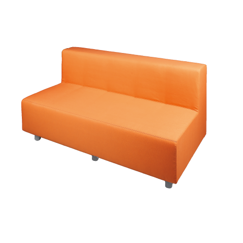 Sofa-Möbelelement mit Lehne B/H/T: 138x69x72 cm, Sitzhöhe: 39 cm, mit Kunstlederbezug