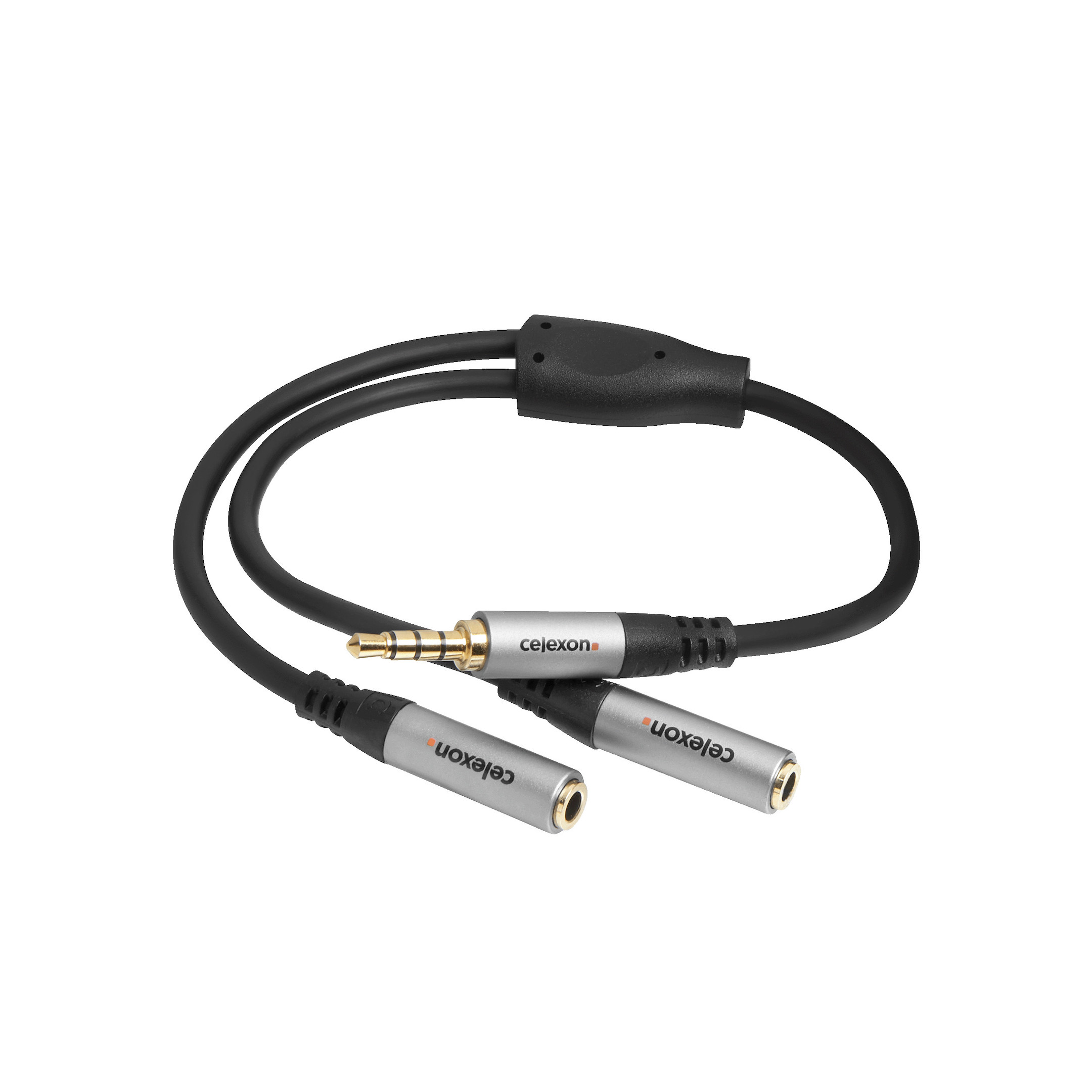 celexon 3,5mm Stereo Klinke auf 2x 3,5mm Stereo Klinke M/F Audioadapter 0,25m - Professional Line celexon 3,5mm Stereo Klinke auf 2x 3,5mm Stereo Klinke M/F Audioadapter 0,25m - Professional Line