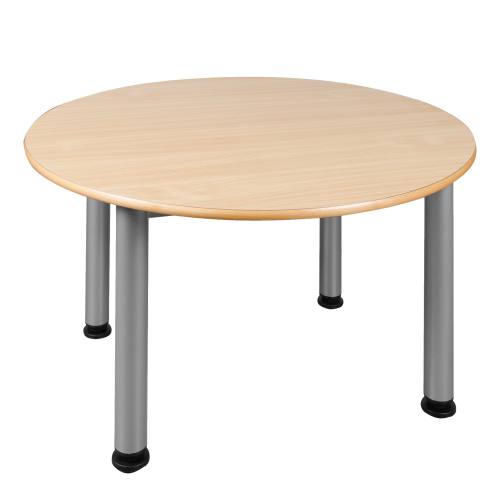 Couchtisch für Polstersitzgruppen Rundtisch Durchmesser 100 cm, Höhe 100x52 cm, fahrbar, Schichtstoffplatte