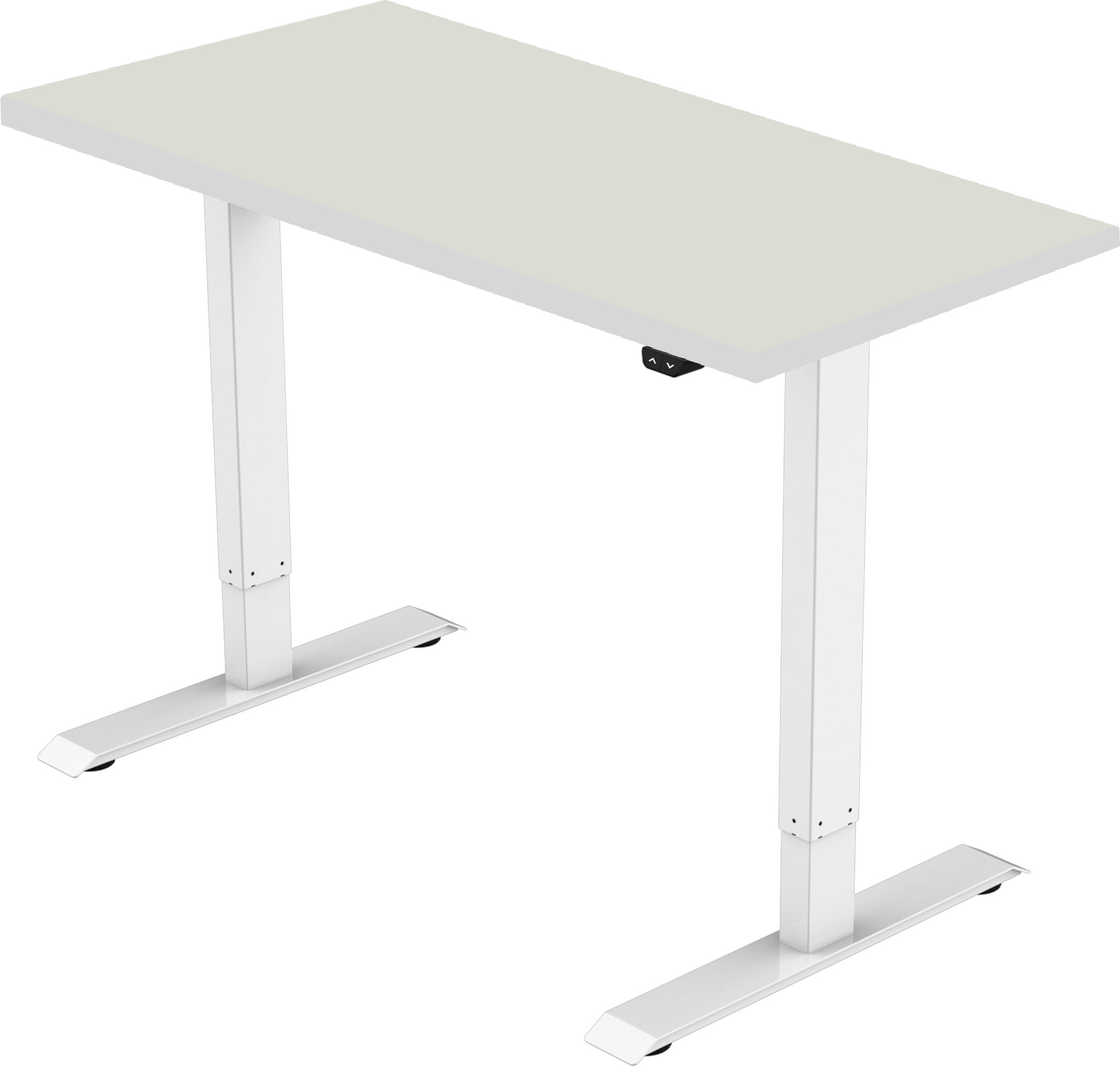 celexon elektrisch höhenverstellbarer Schreibtisch Economy eAdjust-71121 - weiß, inkl. Tischplatte 175 x 75 cm