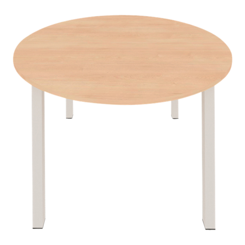 Rundtisch mit Quadratrohrfuß von 30x30 mm Tischhöhe: 72 cm