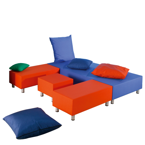 Wellness Oase Set 3 Wellness Oase Set 3, bestehend aus 4 Elementen und 5 Kissen