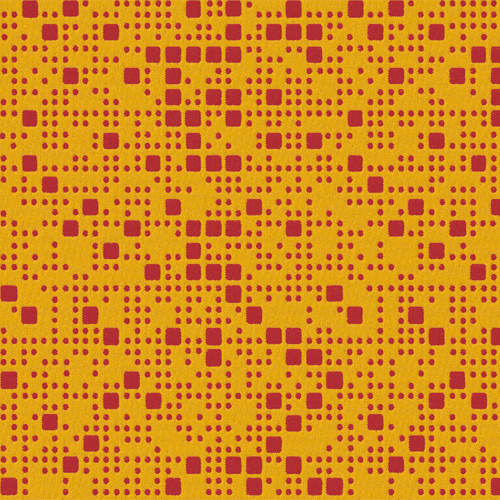 1-133 Gelb-Rot gemustert