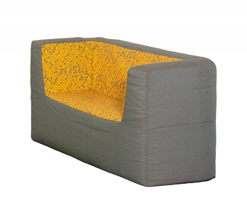 Kindersofa B/H/T: 120x60x60 cm, Sitzhöhe 30cm