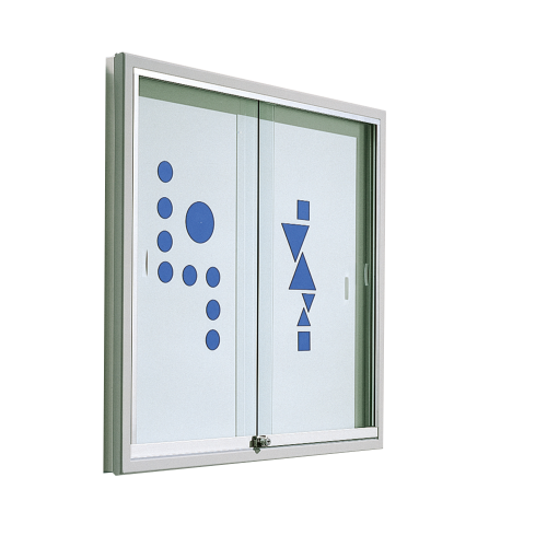 Informationsvitrine V9 aus Premium Stahlemaille mit Whiteboardrückwand B/H/T: wählbar, 94x7 cm Informationsvitrine V9 aus Premium Stahlemaille mit Whiteboardrückwand B/H/T: wählbar, 94x7 cm