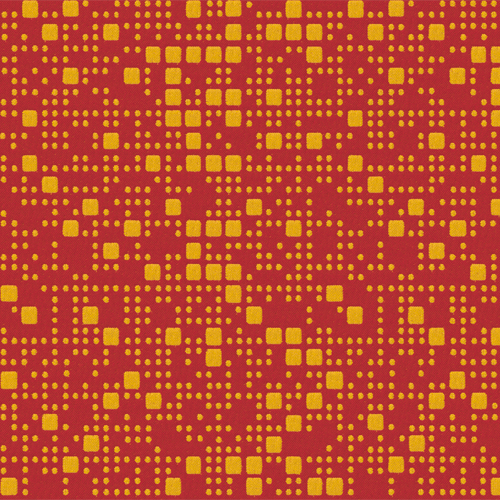 1-33 Rot-Gelb gemustert