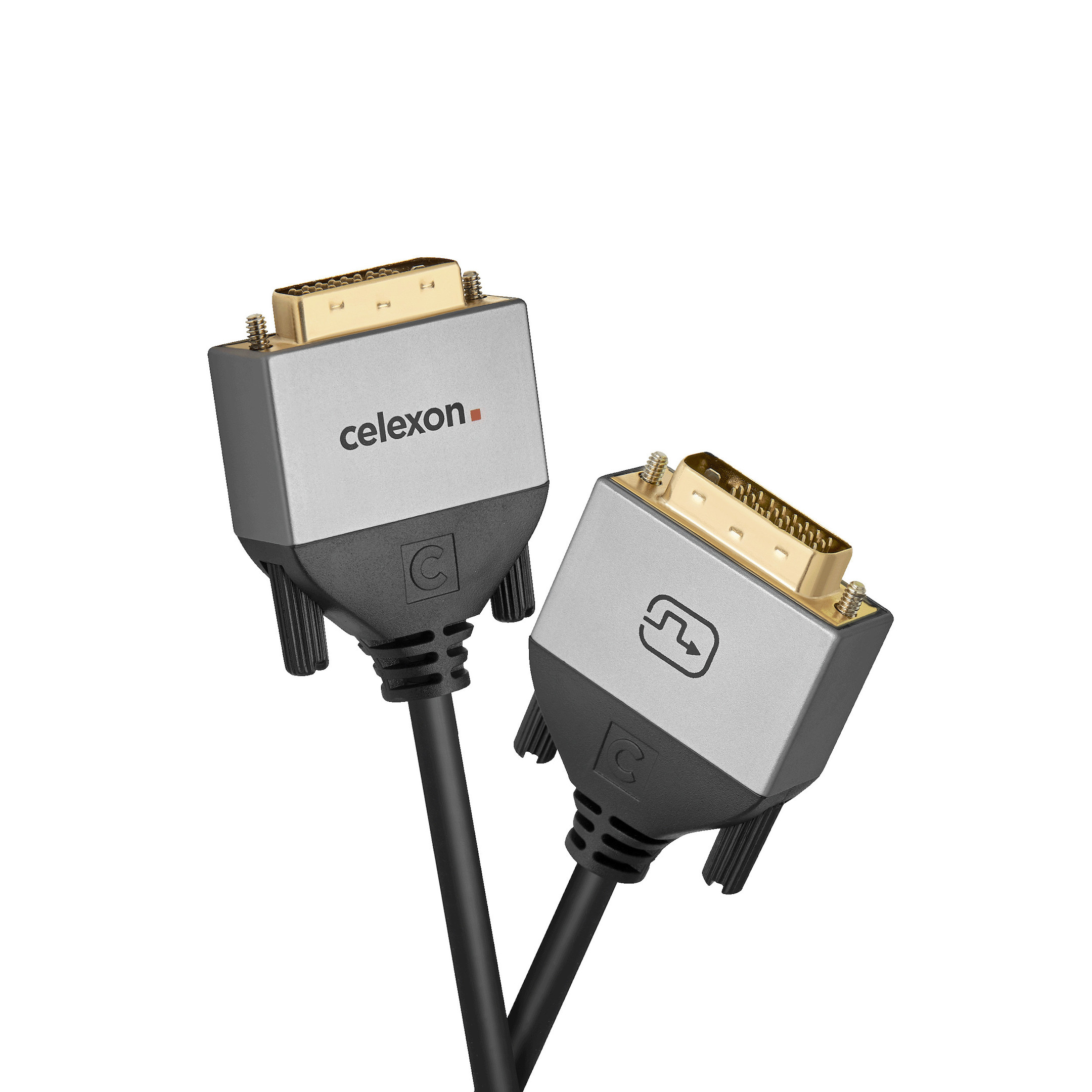 celexon DVI Dual Link Kabel 1,0m - Professional Line celexon DVI Dual Link Kabel 1,0m - Professional Line