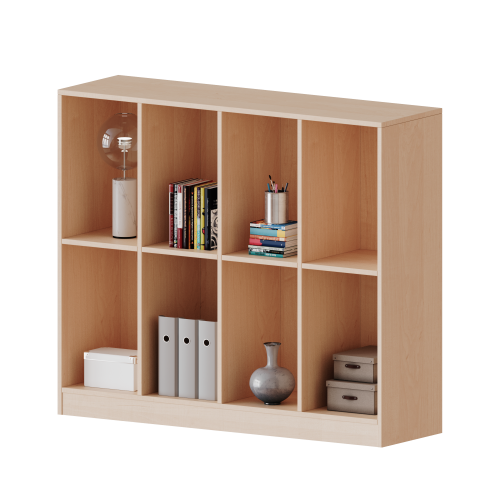 Taschenregal, 3 Ordnerhöhen - Serie evo180 Breite 138,7 cm, Gesamthöhe 118 cm, 8 hohe Fächer Taschenregal, 3 Ordnerhöhen - Serie evo180 Breite 138,7 cm, Gesamthöhe 118 cm, 8 hohe Fächer