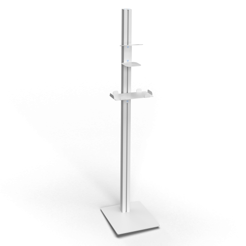 Desinfektionsspender mit Säule und Halterung für Desinfektionsflaschen Desinfektionstower für Händehygiene bei Corona, stehend Desinfektionsspender mit Säule und Halterung für Desinfektionsflaschen Desinfektionstower für Händehygiene bei Corona, stehend