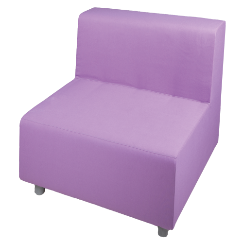Relax! Einerbank mit Lehne B/H/T 70x70x72 cm, Sitzhöhe: 39 cm, wahlweise in schwer entflammbar lieferbar