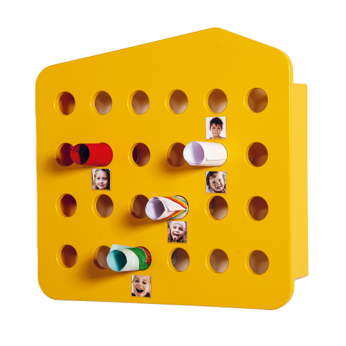 Elternpost für 24 Kinder B/H/T: 60x57x12 cm, 24 Bohrungen zum Einstecken von Mitteilungen Elternpost für 24 Kinder B/H/T: 60x57x12 cm, 24 Bohrungen zum Einstecken von Mitteilungen