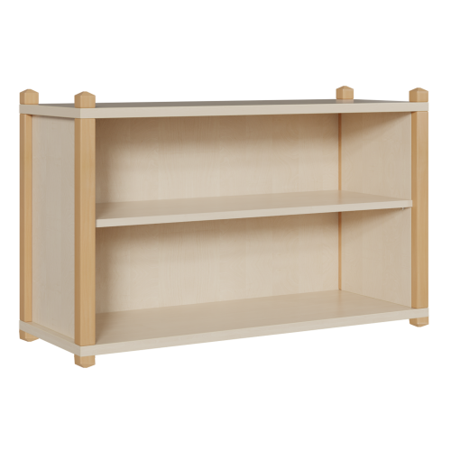 Stollen-Hängeregal mit 1 Einlegeboden, 40 cm tief Regale mit Rückwand und geschlossenen Seiten, in verschiedene Höhen und Breiten