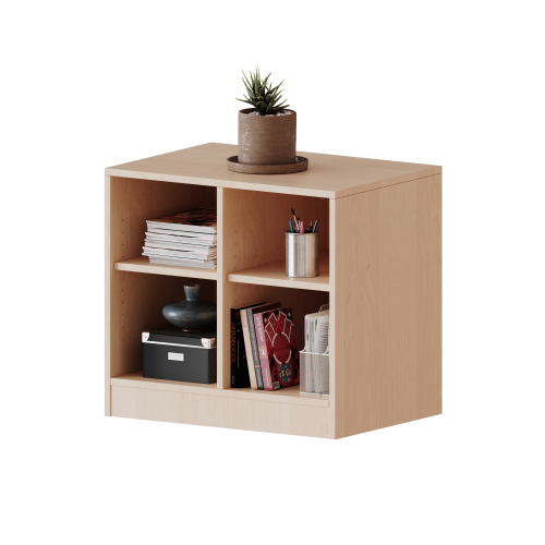 Regal, zweireihig, 1 Ordnerhöhe - evo180 Serie Breite 70,3 cm, Gesamthöhe 64 cm (1,5 Ordnerhöhen!), mit Sockel und Mittelwand, ohne Boxen, 2 Einlegeböden Regal, zweireihig, 1 Ordnerhöhe - evo180 Serie Breite 70,3 cm, Gesamthöhe 64 cm (1,5 Ordnerhöhen!), mit Sockel und Mittelwand, ohne Boxen, 2 Einlegeböden