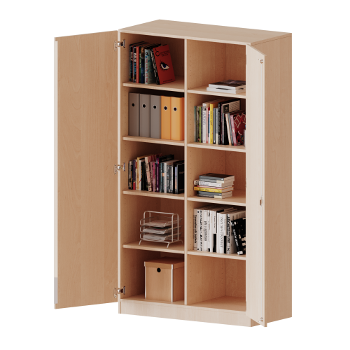 ErgoTray Schrank, zweireihig, 5 Ordnerhöhen - evo180 Serie B/H/T: 104,5x190x50 cm, zweitürig, mit Sockel (81 mm), mit Mittelwand, ohne Boxen ErgoTray Schrank, zweireihig, 5 Ordnerhöhen - evo180 Serie B/H/T: 104,5x190x50 cm, zweitürig, mit Sockel (81 mm), mit Mittelwand, ohne Boxen