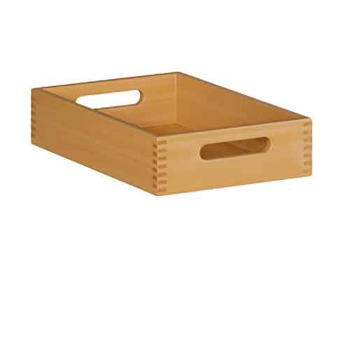 Massivholzkasten flach, Eigentumskasten B/H/T: 23,5 x 7,7 x 36 cm, HK 10