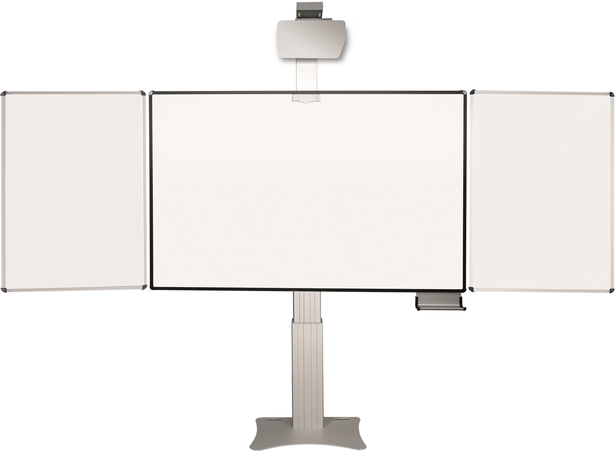 celexon Expert elektrisch höhenverstellbare Pylonentafel Adjust 192 x 130cm TOUCH - mit Flügeln