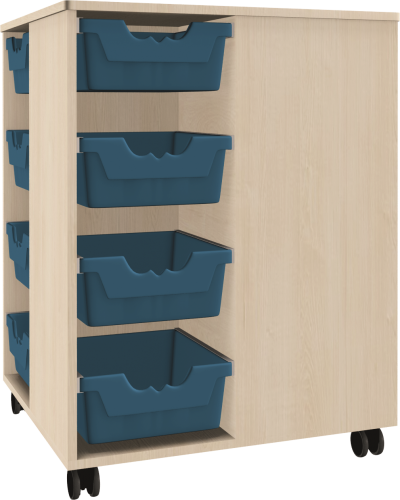Spielinsel "A-Toll Midi", mit 16 hohen Ergo Tray Boxen C2, fahrbar B/H/T: 75x100x75 cm, Korpusdekor und Farbe der Boxen nach Wahl Spielinsel "A-Toll Midi", mit 16 hohen Ergo Tray Boxen C2, fahrbar B/H/T: 75x100x75 cm, Korpusdekor und Farbe der Boxen nach Wahl