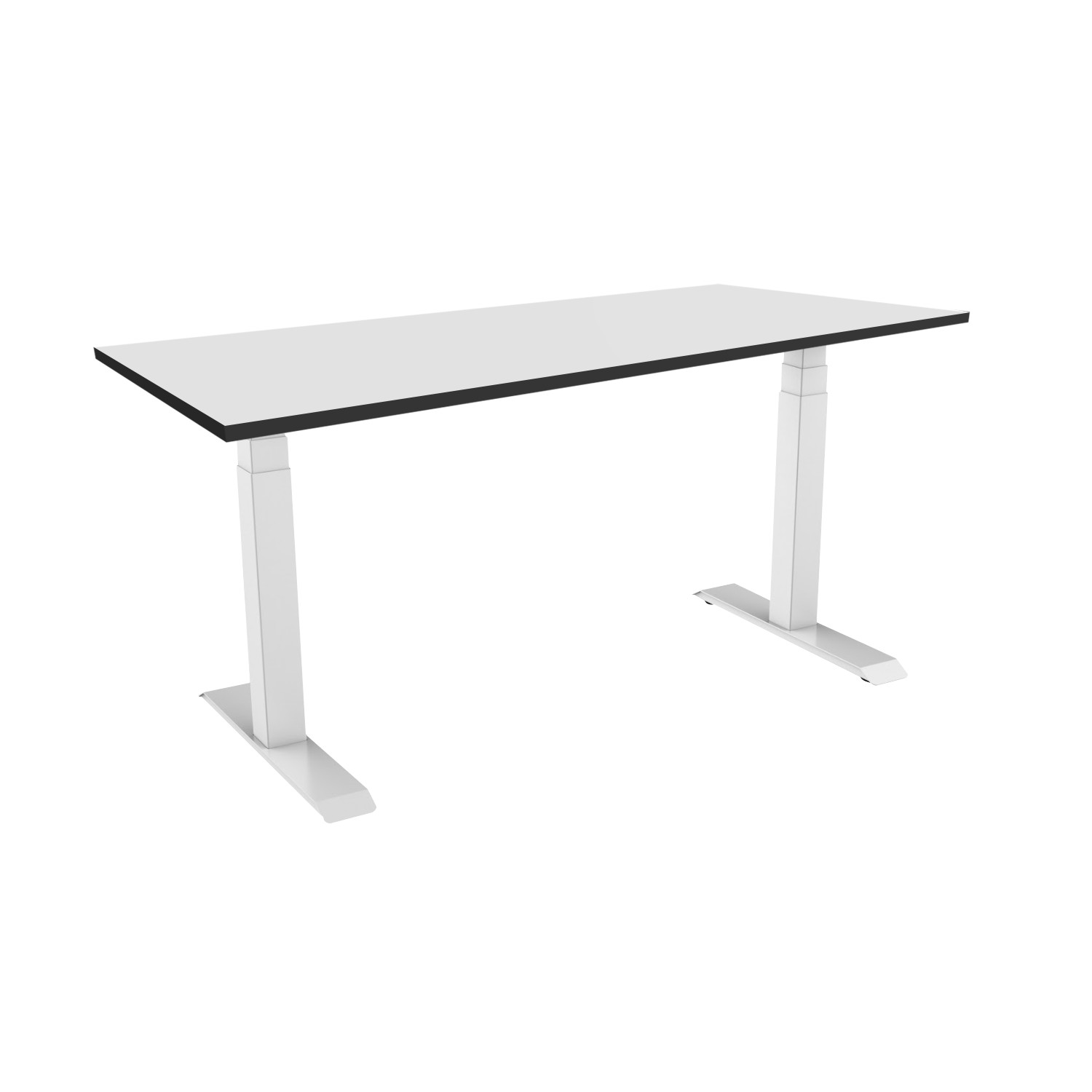 celexon elektrisch höhenverstellbarer Schreibtisch Professional eAdjust-58123 - weiß, inkl. HPL Tischplatte 175 x 75 cm
