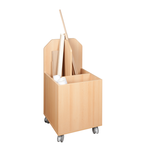 Ordnungswagen B/H/T: 60x100x60 cm, 3 Fächer für Papierrollen
