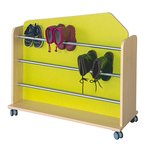 Stiefelwagen doppelseitig B/H/T: 95x88x40 cm, mit beidseitiger Stiefelaufbewahrung für etwa 25 bis 30 Paar Stiefel