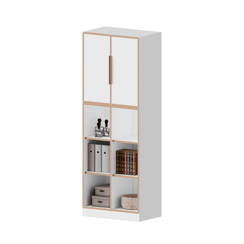 qickly® Schrank, 5 Ordnerhöhen, 2 Türen B/H/T: 70,1x176x42,6 cm