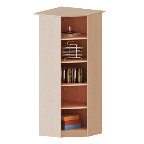 Innenecke als Regal, 5 Ordnerhöhen - Serie evo180 Gesamthöhe 190 cm, für 40 cm tiefe Schrankwände, mit Sockel (81 mm) Innenecke als Regal, 5 Ordnerhöhen - Serie evo180 Gesamthöhe 190 cm, für 40 cm tiefe Schrankwände, mit Sockel (81 mm)