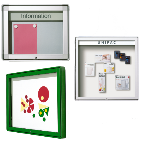 Vitrine W7 mit Klapptür zur Wandmontage Einsatz im Innenbereich Vitrine W7 mit Klapptür zur Wandmontage Einsatz im Innenbereich